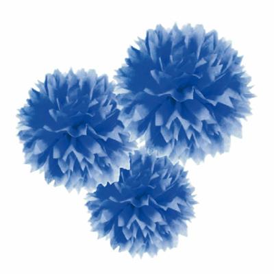 DECORAZIONI D'APPENDERE FLUFFY BLU PZ.3