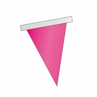 FESTONE BANDIERA TRIANGOLARE MT.10 PVC FUCSIA