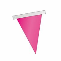 FESTONE BANDIERA TRIANGOLARE MT.10 PVC FUCSIA