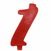 CANDELINA NUMERALE MAX  CM.12 NR.1 ROSSO