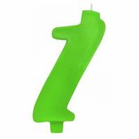 CANDELINA NUMERALE MAX  CM.12 NR.1 VERDE