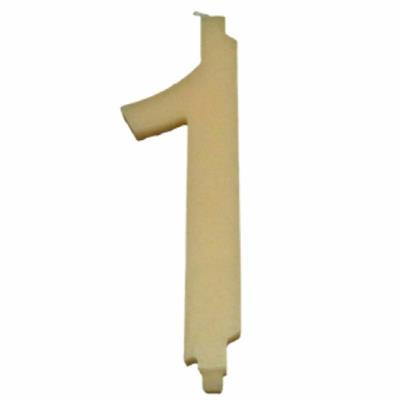 CANDELINA NUMERALE MAX  CM.15 NR.1 AVORIO