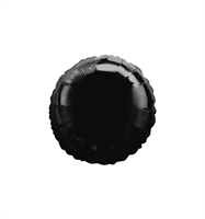 PALLONE FOIL ROUND CM.45 NERO