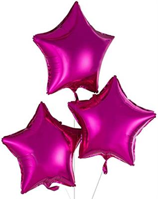 PALLONE FOIL STELLA CM.45 FUCSIA