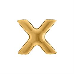 PALLONE FOIL LETTERA X  GOLD CM.101