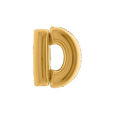 PALLONE FOIL LETTERA D  GOLD CM.101