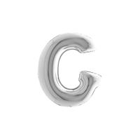 PALLONE FOIL LETTERA G  SILVER CM.101