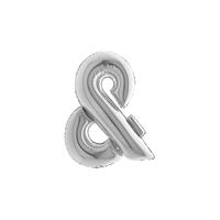 PALLONE FOIL LETTERA &  SILVER CM.101