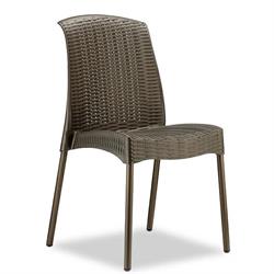 SEDIA OLIMPIA CHAIR INTRECC.BRONZO