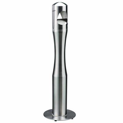 POSACENERE A COLONNA    BIRKIN INOX SATINATO H.101 SAGOMATO