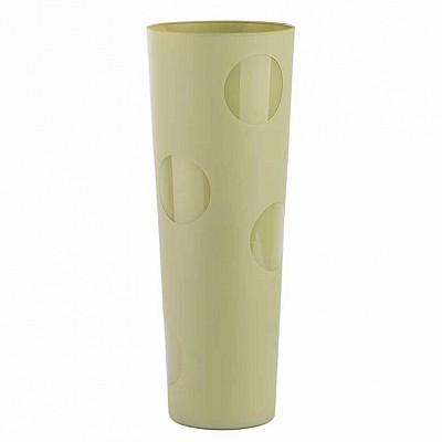 VASO VETRO CONO CAPRI H. 70 SENAPE