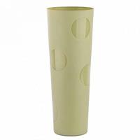 VASO VETRO CONO CAPRI H. 70 SENAPE