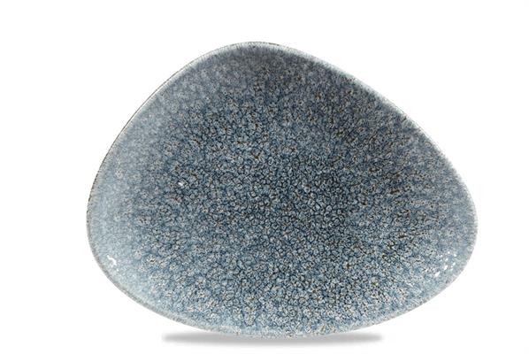 PIATTO CH. RAKU BLU OVALE CM.20X15