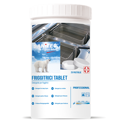 DETER FRIGGITRICI TABLET 900 Gr. (PZ. 25)