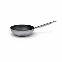 WOK ALLUMINIO CM.28     ANTIADERENTE 1 MANICO