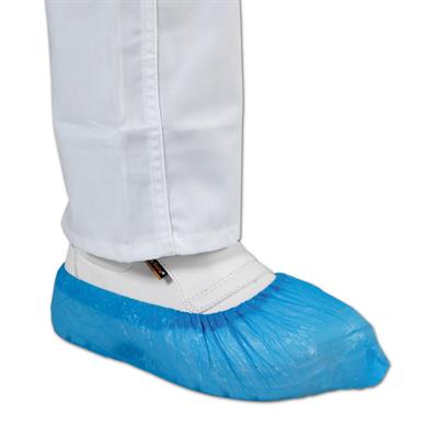 COPRISCARPE IN POLIETILENE PZ.100 AZZURRO