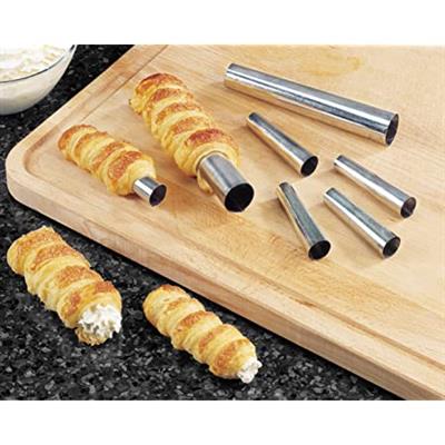 FORMA CANNOLO TUBO MM.  120X25 PZ.6