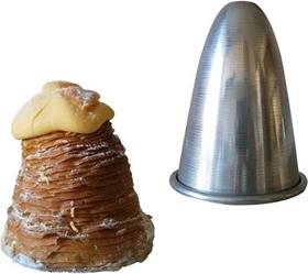 FORMA CONO ALLUMINIO SFOGLIATELLA CM.3,5X4