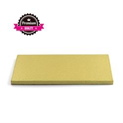 SOTTOTORTA RETTANGOLARE ORO CM.40X50X1.2