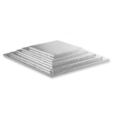 CAKEBOARD QUADRATO SILVER CM.40X40X1,2