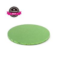 SOTTOTORTA TONDO VERDE  LIME CM.25X1,2