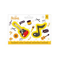 SET 2 TAGLIAPASTA NOTA E CHITARRA CM.8