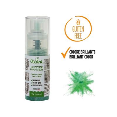 SPRAY GLITTER COLORANTE GR.6 PUMP VERDE