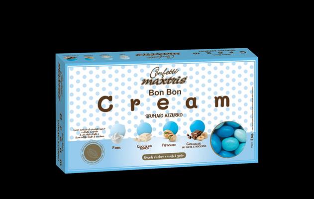 CONFETTI BON BON CREAM  MIX SFUMATO CELESTE GR.900