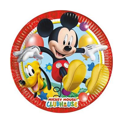 PIATTI CARTA CM.18 PZ. 8 MICKEY MOUSE