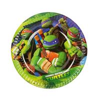 PIATTI CARTA CM.18X18 PZ.8 TURTLES NINJA