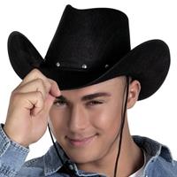 CAPPELLO COWBOY NERO    PORTA BICCHIERE