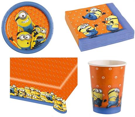 PIATTI CARTA CM.20 PZ.8  MINIONS