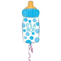 PALLONE FOIL IT'S A BOY CON BOTTIGLIA CM.58X25