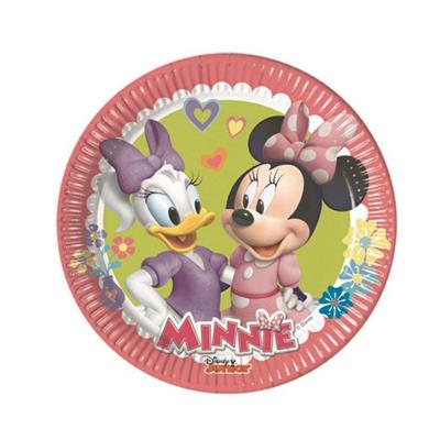 PIATTI CARTA CM.20 PZ. 8 MINNIE ROSA