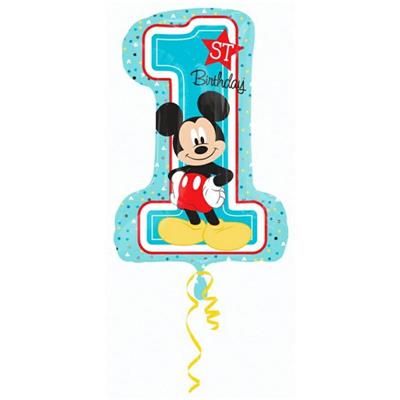 PALLONE FOIL MICKEY 1ST BIRTHDAY CM.71