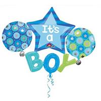 PALLONE FOIL MULTI BALLON IT'S A BOY CM.134