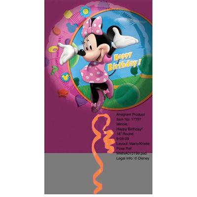 PALLONE FOIL MINNIE HAPPY BIRTHDAY CM.45