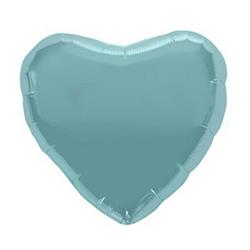 PALLONE FOIL CUORE CM.45 CELESTE