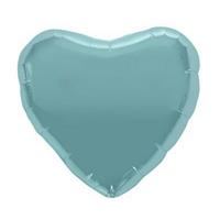 PALLONE FOIL CUORE CM.45 CELESTE