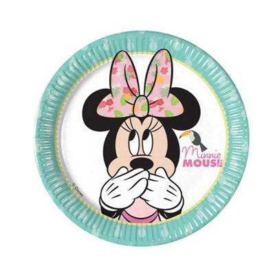 PIATTI CARTA CM.20 PZ. 8 MINNIE TROPICAL