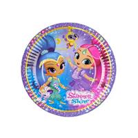 PIATTI CARTA CM.18 PZ.8  SHIMMER SHINE