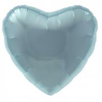 PALLONE FOIL CUORE CM.45 AZZURRO