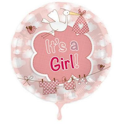 PALLONE FOIL IT'S A GIRL CM. 45