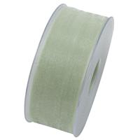 NASTRO BEAUTY ORGANZA   MM.40 MT.50 VERDE CHIARO