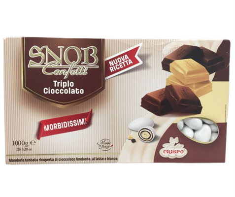 CONFETTI SNOB KG.1 TRIPLO CIOCCOLATO