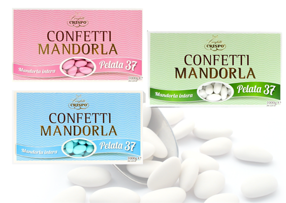 CONFETTI MANDORLA INTERA PELATA 37 CELESTE