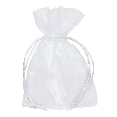 SACCHETTO ORGANZA CM.7,5 X10 PZ.10 BIANCO