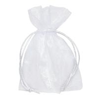 SACCHETTO ORGANZA CM.7,5 X10 PZ.10 BIANCO