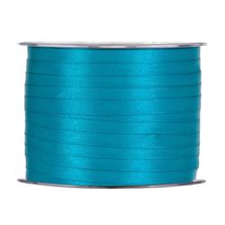 NASTRO DOPPIO RASO IMPORT MM. 3 MT.100 TURQUOISE