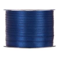 NASTRO DOPPIO RASO IMPORT MM. 6 MT.100 BLU BRILLANTE